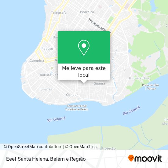 Eeef Santa Helena mapa