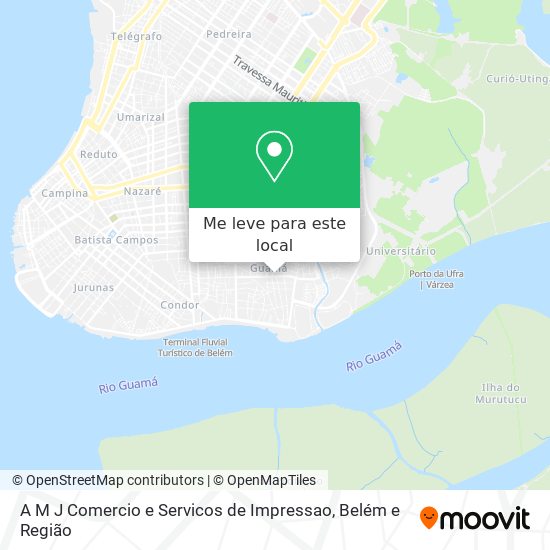 A M J Comercio e Servicos de Impressao mapa