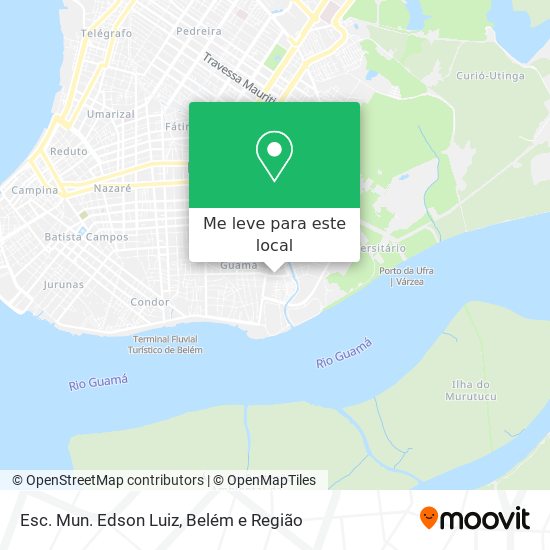 Esc. Mun. Edson Luiz mapa