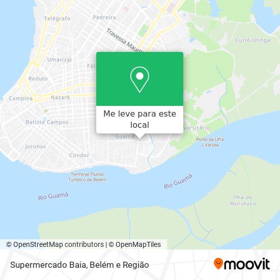 Supermercado Baia mapa