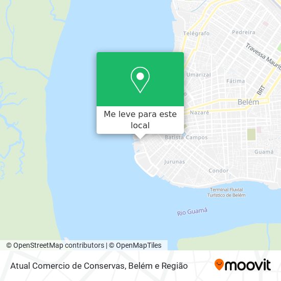 Atual Comercio de Conservas mapa