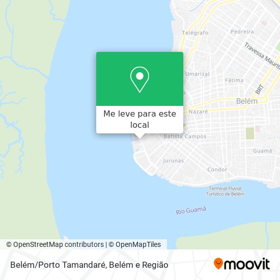 Belém/Porto Tamandaré mapa