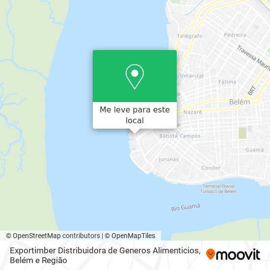 Exportimber Distribuidora de Generos Alimenticios mapa