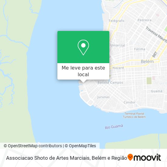 Associacao Shoto de Artes Marciais mapa