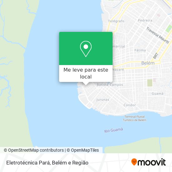 Eletrotécnica Pará mapa