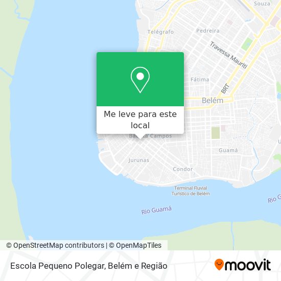 Escola Pequeno Polegar mapa