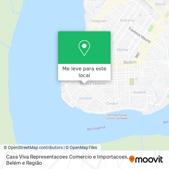 Casa Viva Representacoes Comercio e Importacoes mapa