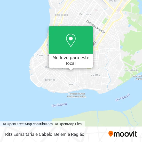 Ritz Esmaltaria e Cabelo mapa