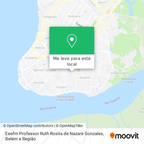 Eeefm Professor Ruth Rosita de Nazaré Gonzales mapa