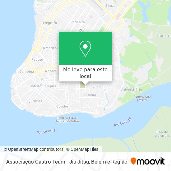 Associação Castro Team - Jiu Jitsu mapa