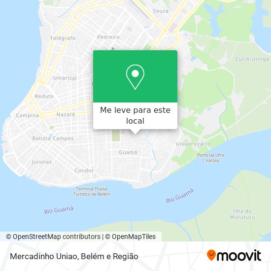 Mercadinho Uniao mapa