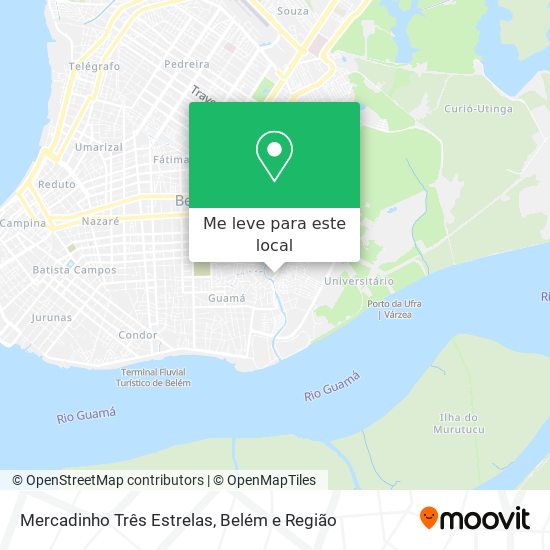 Mercadinho Três Estrelas mapa