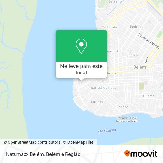 Natumaxx Belém mapa