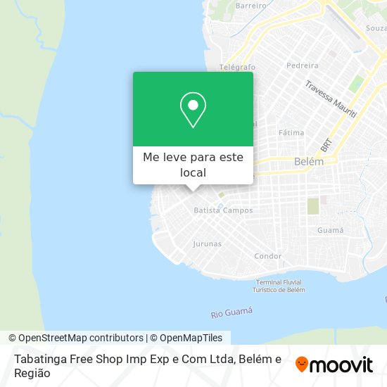 Tabatinga Free Shop Imp Exp e Com Ltda mapa