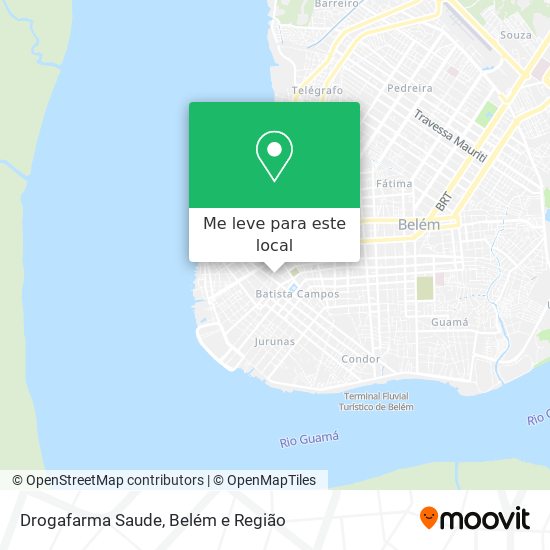 Drogafarma Saude mapa