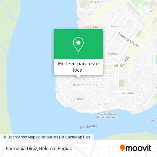 Farmacia Diniz mapa