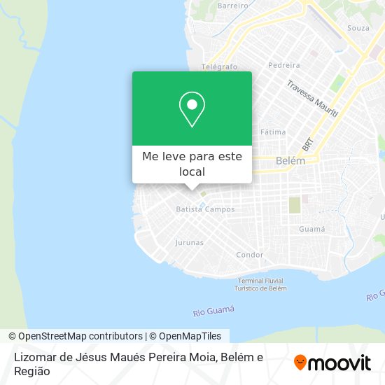 Lizomar de Jésus Maués Pereira Moia mapa