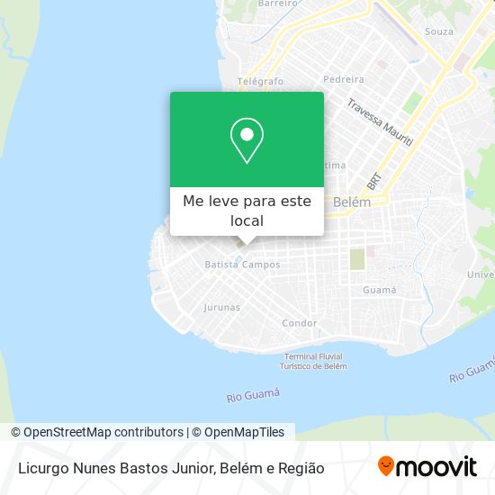 Licurgo Nunes Bastos Junior mapa