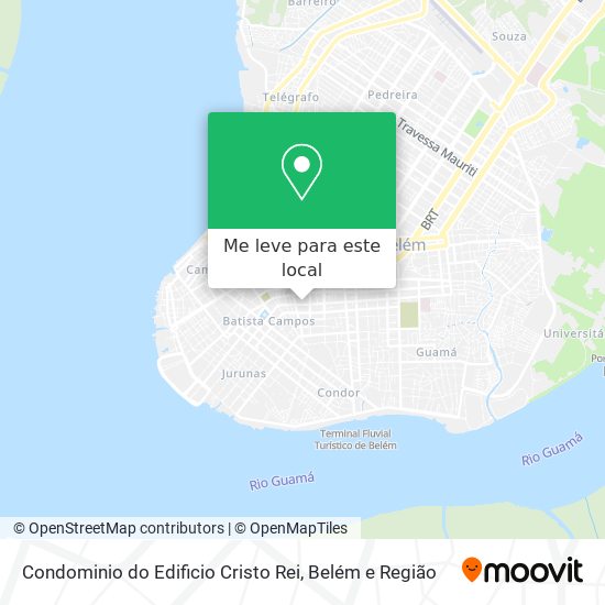 Condominio do Edificio Cristo Rei mapa