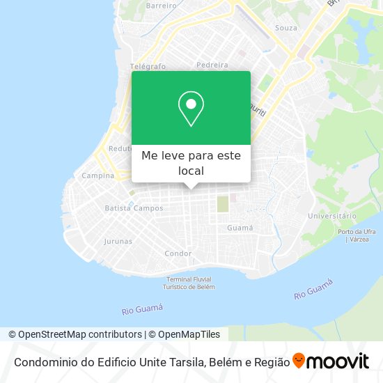 Condominio do Edificio Unite Tarsila mapa