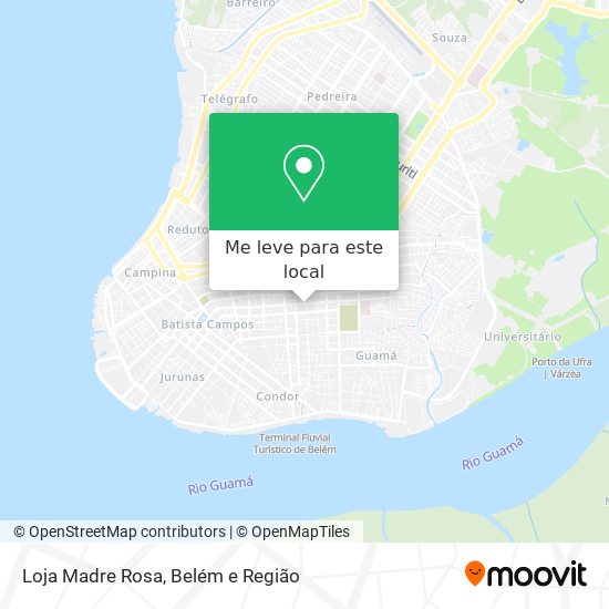 Loja Madre Rosa mapa