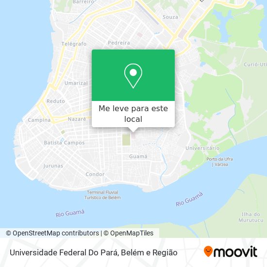 Universidade Federal Do Pará mapa