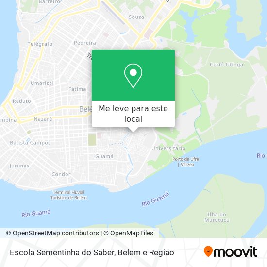 Escola Sementinha do Saber mapa