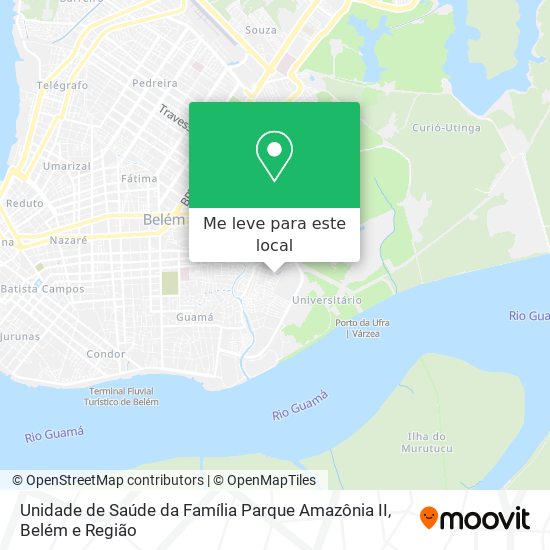 Unidade de Saúde da Família Parque Amazônia II mapa