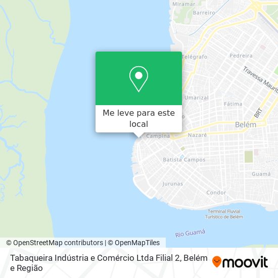 Tabaqueira Indústria e Comércio Ltda Filial 2 mapa