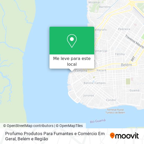 Profumo Produtos Para Fumantes e Comércio Em Geral mapa