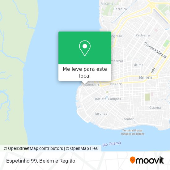 Espetinho 99 mapa