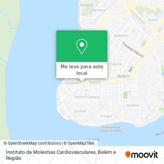 Instituto de Molestias Cardiovasculares mapa
