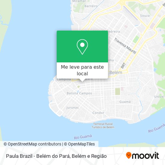 Paula Brazil - Belém do Pará mapa