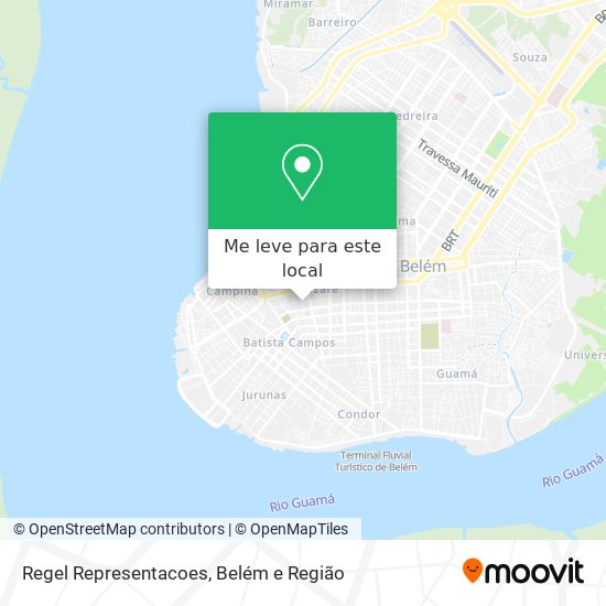 Regel Representacoes mapa