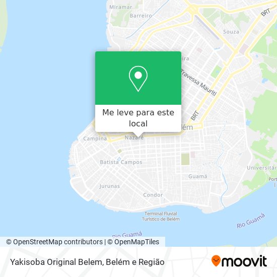 Yakisoba Original Belem mapa