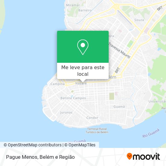 Pague Menos mapa