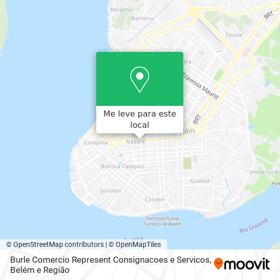 Burle Comercio Represent Consignacoes e Servicos mapa