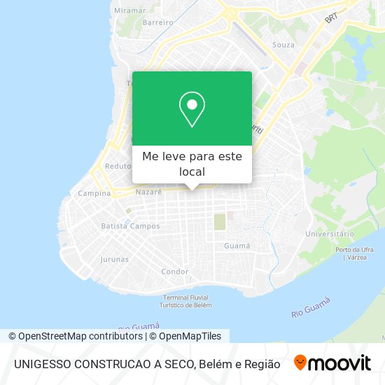 UNIGESSO CONSTRUCAO A SECO mapa