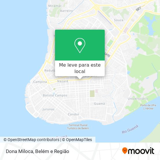 Dona Miloca mapa