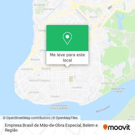 Empresa Brasil de Mão-de-Obra Especial mapa