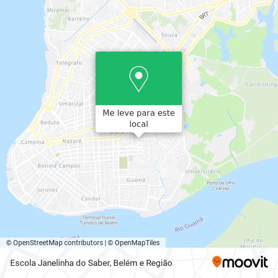 Escola Janelinha do Saber mapa
