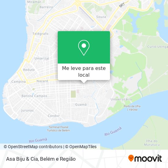 Asa Biju & Cia mapa