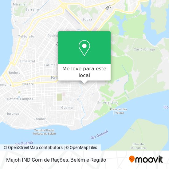 Majoh IND Com de Rações mapa