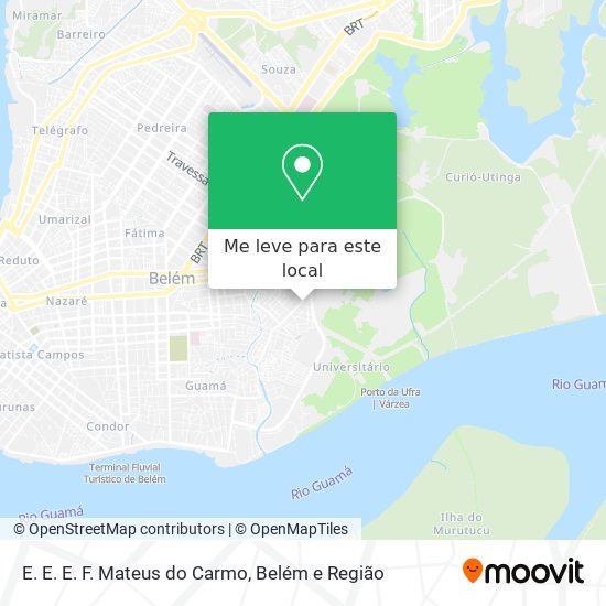 E. E. E. F. Mateus do Carmo mapa