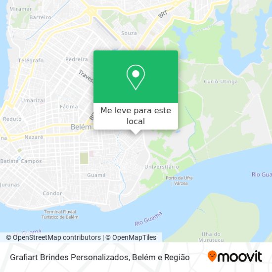 Grafiart Brindes Personalizados mapa