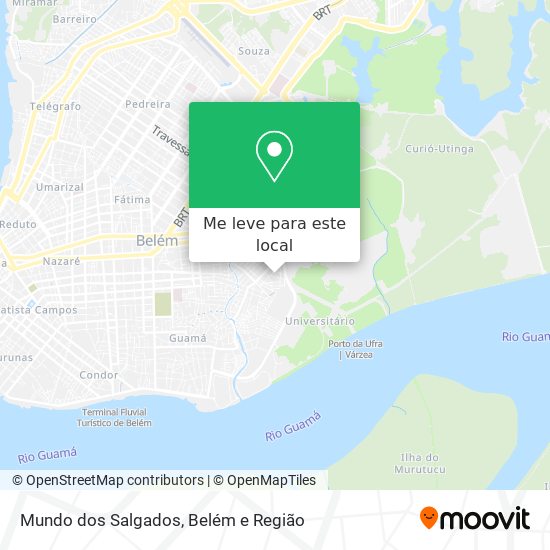 Mundo dos Salgados mapa