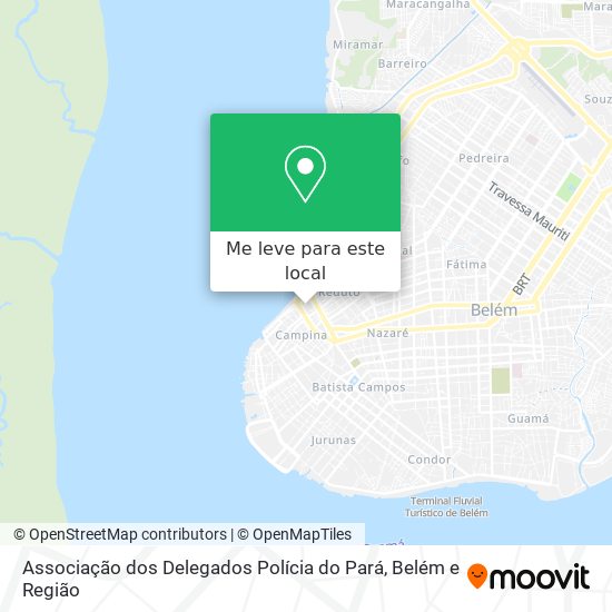 Associação dos Delegados Polícia do Pará mapa