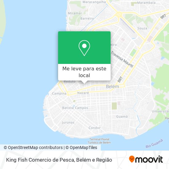 King Fish Comercio de Pesca mapa