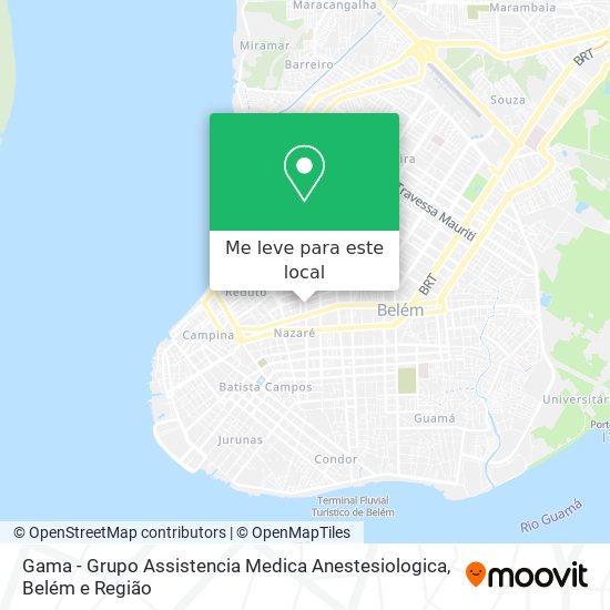 Gama - Grupo Assistencia Medica Anestesiologica mapa