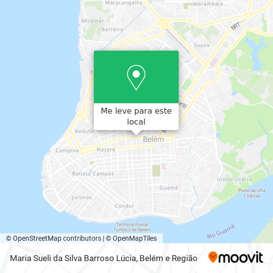 Maria Sueli da Silva Barroso Lúcia mapa